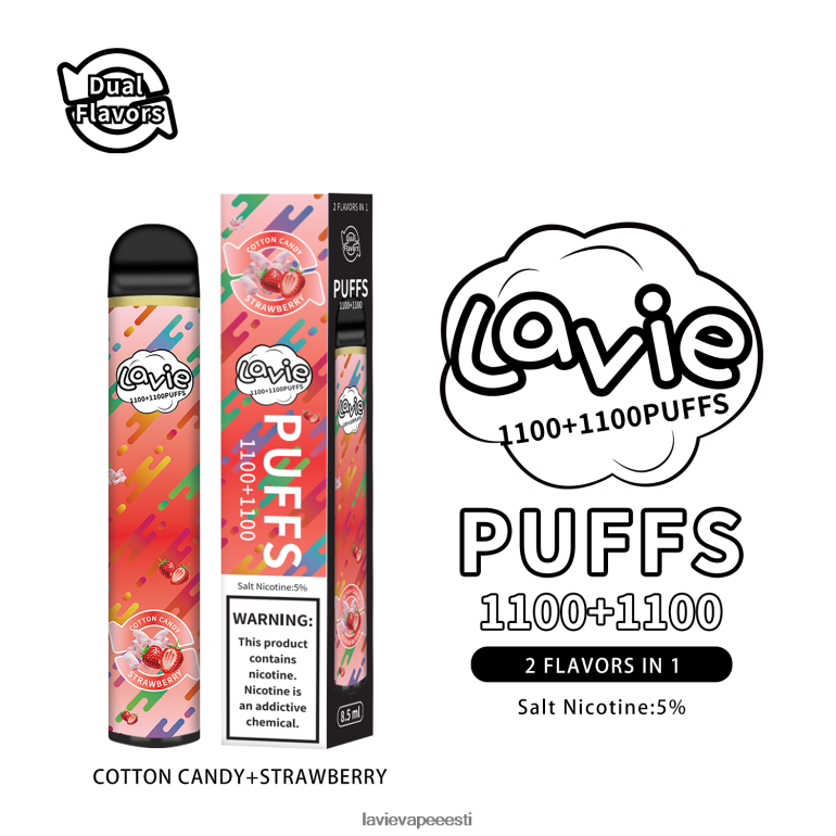 LAVIE BAR Switch 2200 bocanadas algodon de azucar/fresa 84F48P293 - Lavie Vape Reddit