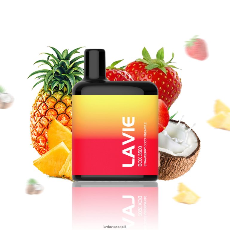 LAVIE BOX 3500 bocanadas fresa coco piña 84F48P207 - Lavie Vape Price