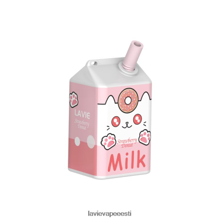 LAVIE MILK 7000 bocanadas donut de fresa 84F48P177 - Lavie Vape Price